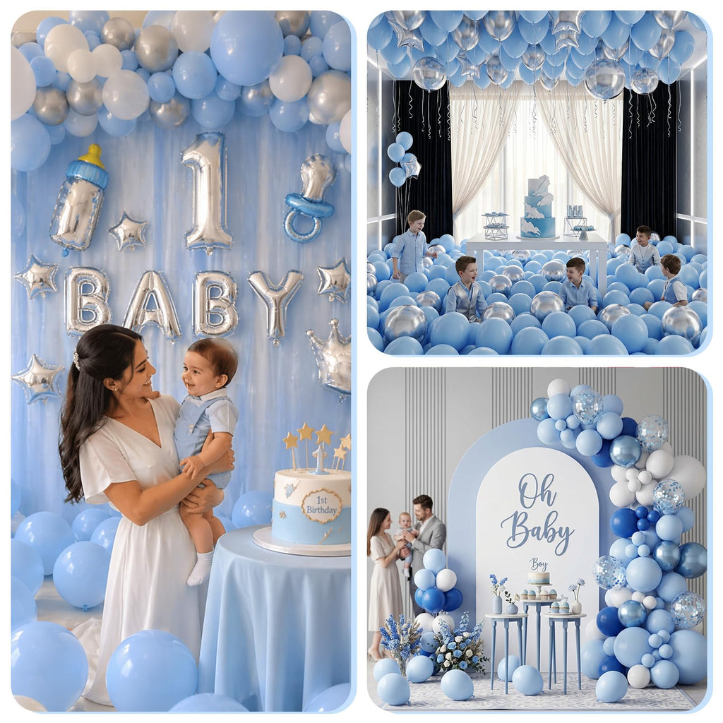 Togvu White Balloons, 50Pack 5 Inch Small Mini Matte White Latex Party Balloons for Wedding Engagement Bridal Baby Shower Anniversary Decorations Supplies