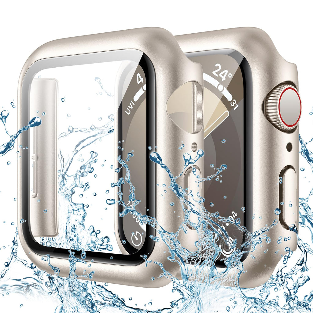 Goton IP67 Waterproof Case with Glass for Apple Watch Series 11/10 46mm