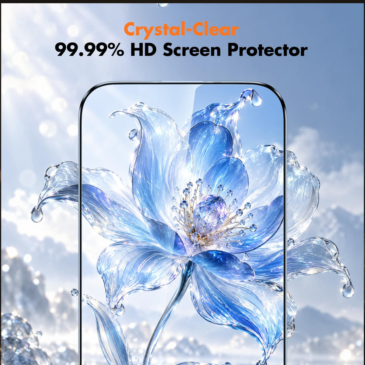 UNBREAKcable 3-Pack Screen Protector for iPhone 16 Pro Max, Full Coverage