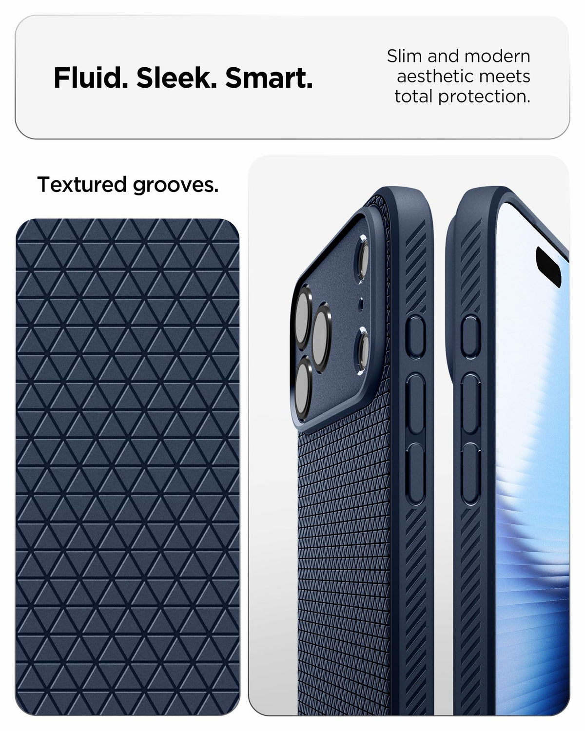 Spigen Liquid Air Designed for iPhone 13 Pro Max Case (2021) - Matte Black
