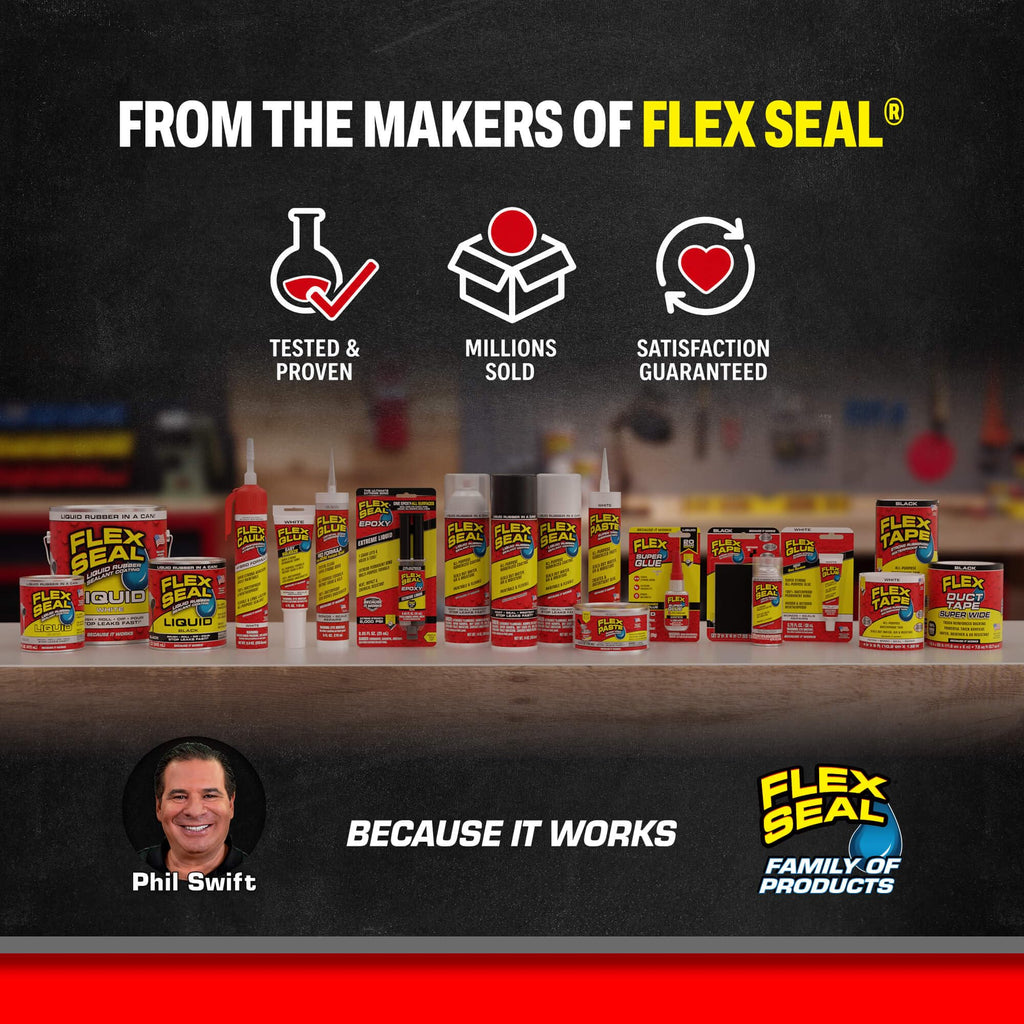 Flex Seal Spray Rubber Sealant Coating, Waterproof, Clear, 17 oz, 2-Pack