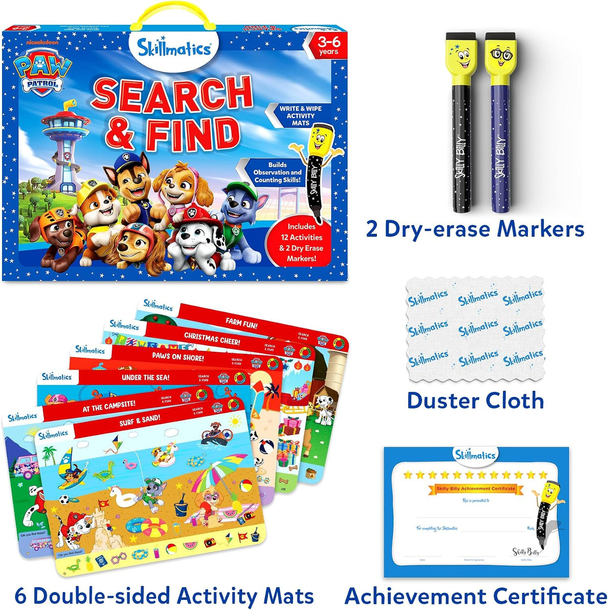 Skillmatics Search and Find – PAW Patrol, Preschool Activity, Gift for Kids