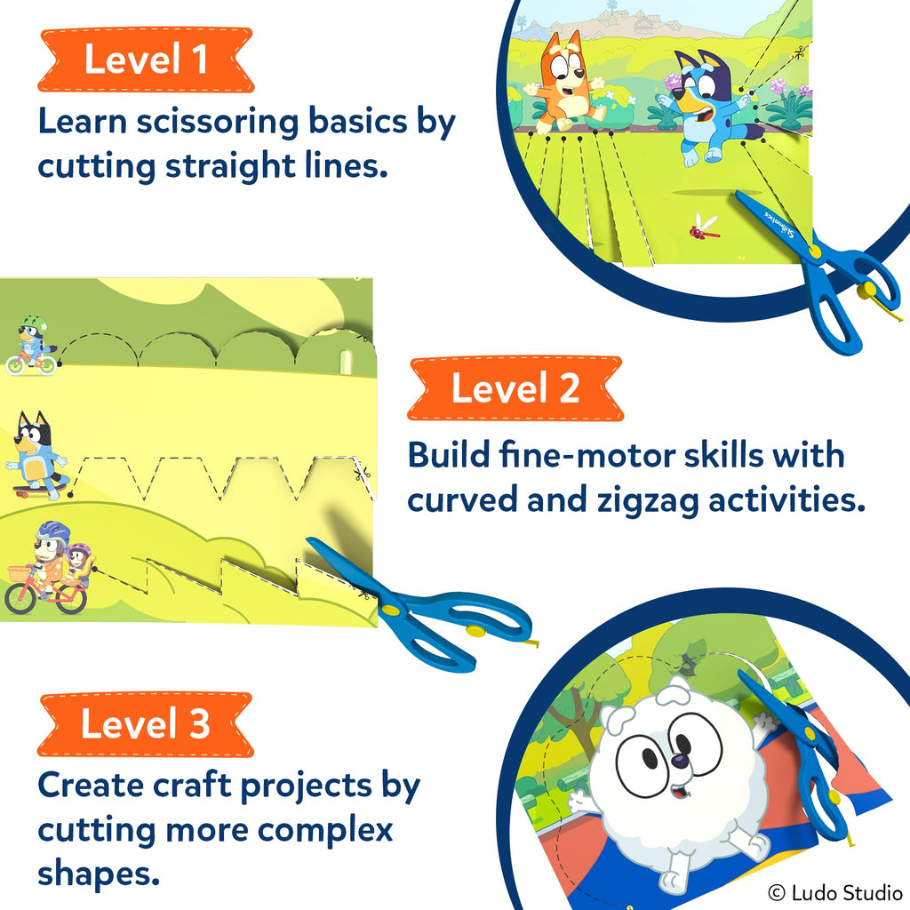 Skillmatics Snip Snip, Scissor Skills, Felt Craft Activity, Gift for Kids