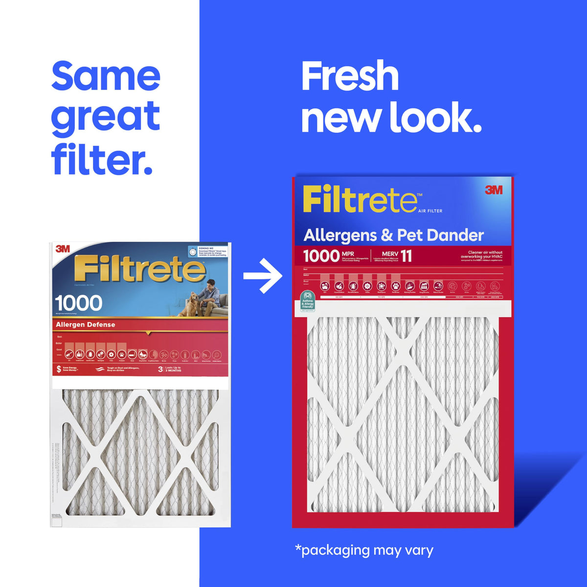 Filtrete 20x25x1 Air Filter, MERV 11, MPR 1000, 6 HVAC Filters