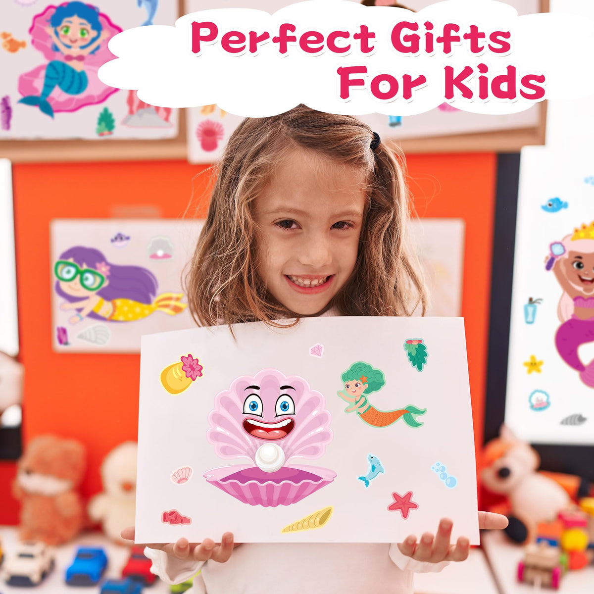 Stickers for Kids Toddler Party Favors Crafts - 48 Sheets