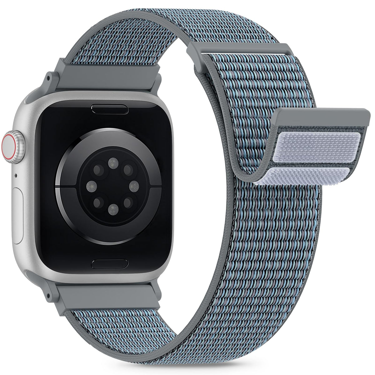Nylon Loop Sport Band Compatible with Apple Watch Bands 38mm 40mm 41mm 42mm for Women Men, iWatch Wrist Straps for Se, Series 12 11 10 9 8 7, Breathable, Soft Band Ideal for Outdoor