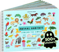 Cupkin Animal Habitats Sticker Book | 12 Coloring & Activity, 500+ Stickers