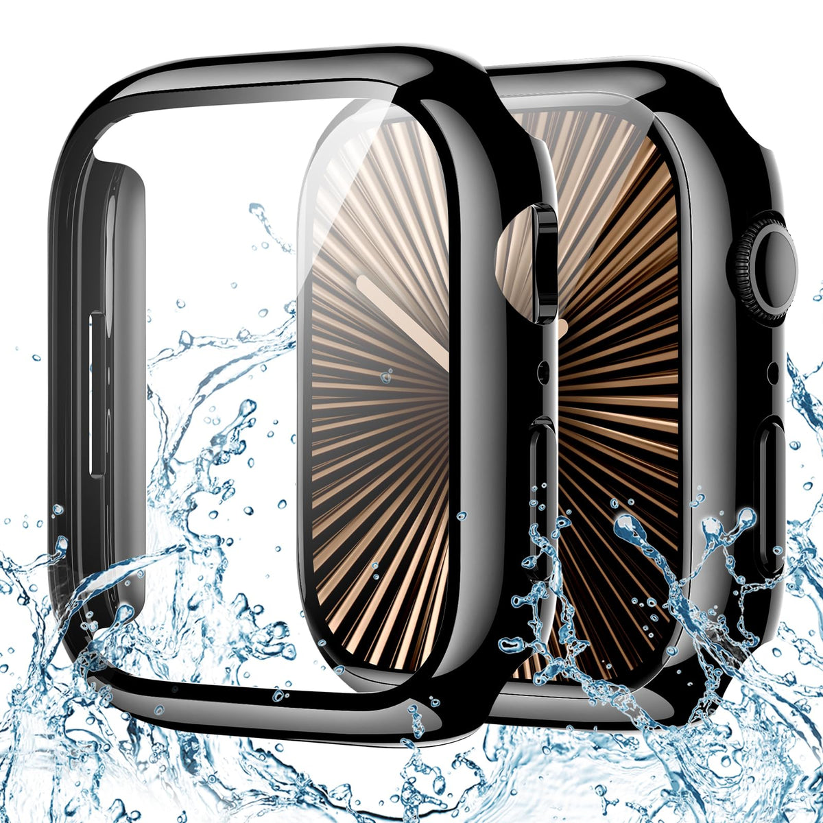 Goton IP67 Waterproof Case with Glass for Apple Watch Series 11/10 46mm