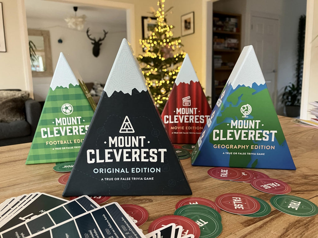 Mount Cleverest® Movie Edition | True or False Trivia Game | Fun Family Card Game |Adults & Kids, Boys & Girls Stocking Stuffer | Party Game, Movie Night, Birthday Gift