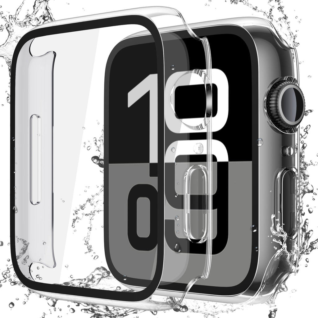 Misxi 2-Pack Waterproof Case for 41mm Apple Watch Series 9/8/7