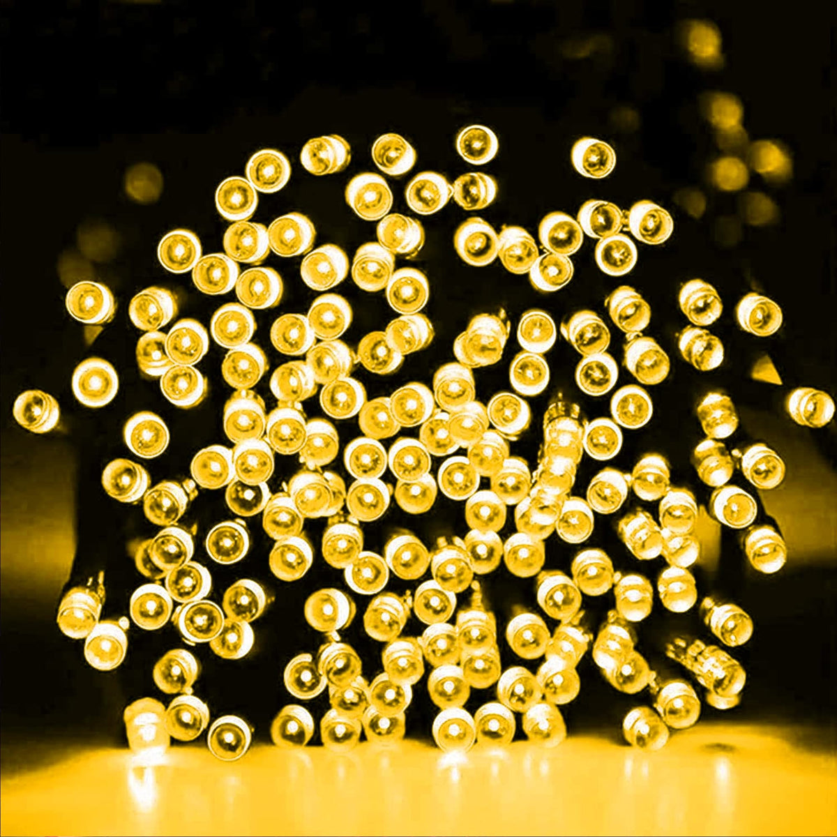 DAZZLE BRIGHT Halloween 300 LED String Lights, 100FT String Lights with 8 Lighting Modes, Halloween Decorations for Party Carnival Supplies, Outdoor Yard Garden Decor (Purple & Orange)