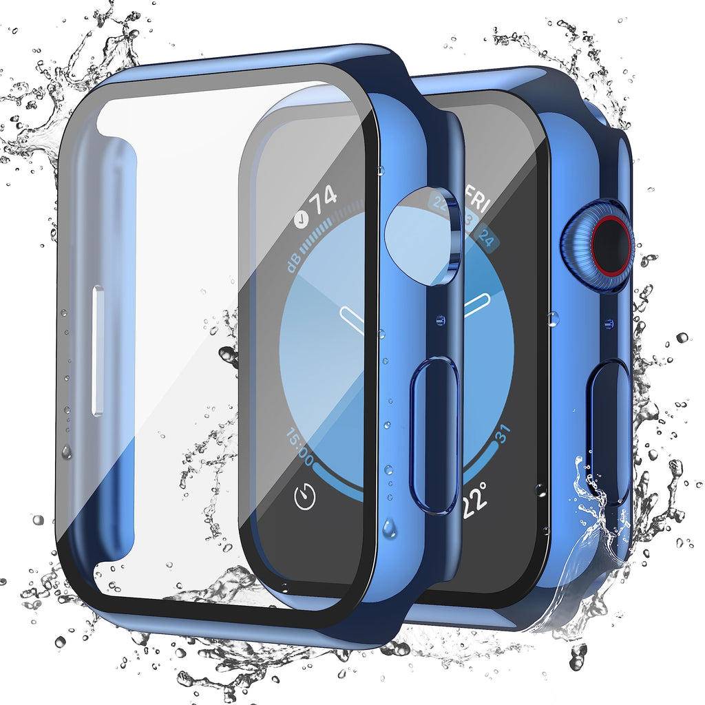 Misxi 2-Pack Waterproof Case for 41mm Apple Watch Series 9/8/7