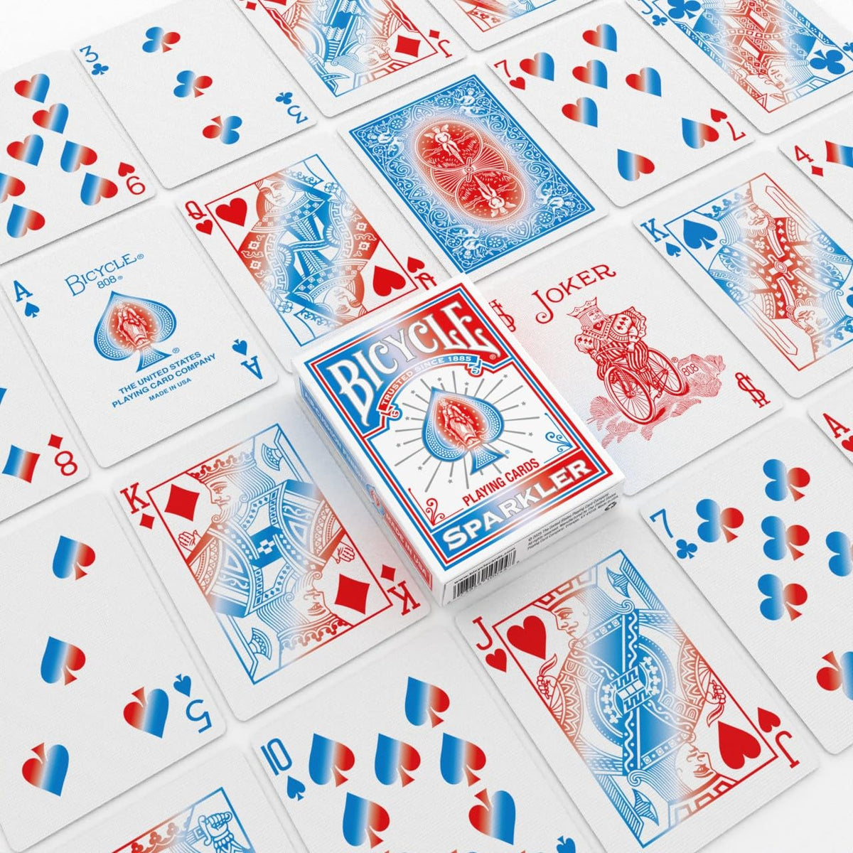 Bicycle Playing Cards 2 Pack Standard Poker Size Red and Blue