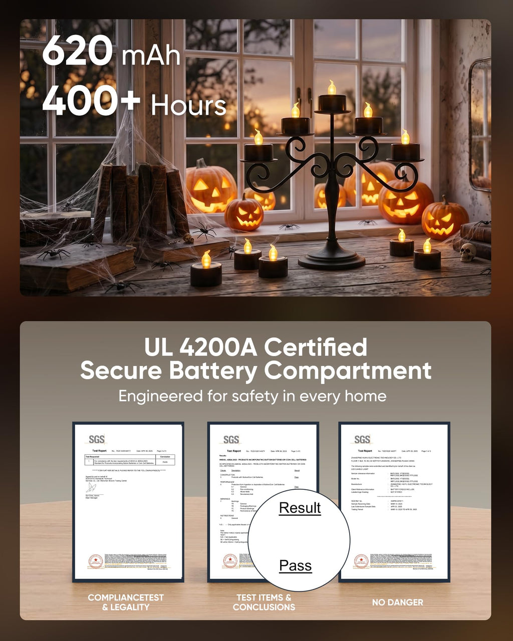 Homemory 24-Pack Remote Flameless LED Battery Tea Light Candles, 400+Hrs
