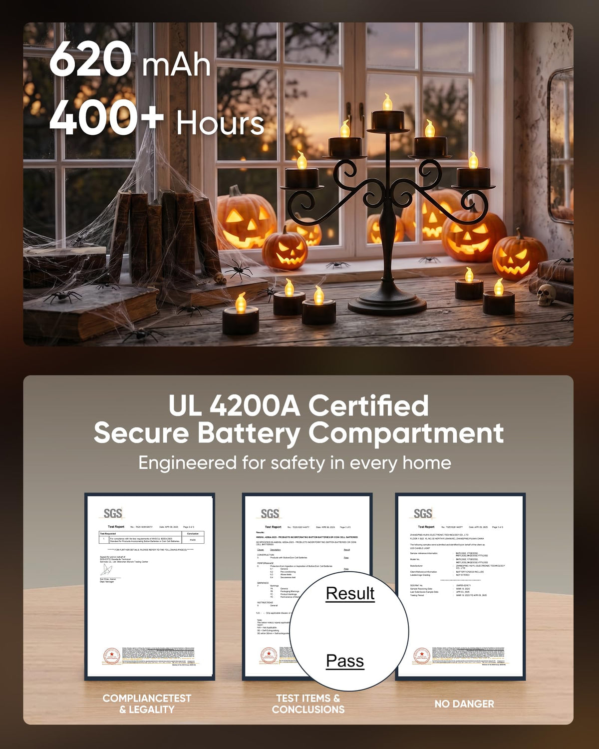 Homemory 24-Pack Remote Flameless LED Battery Tea Light Candles, 400+Hrs