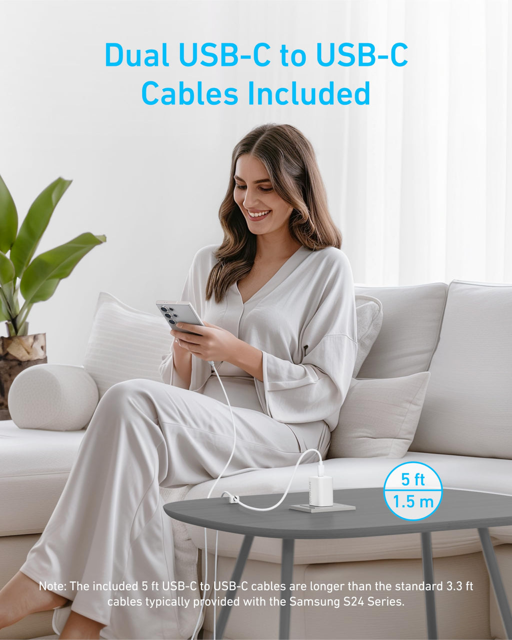 Anker 45W USB C Charger Block, 2-Pack Type C Charger Fast Charging