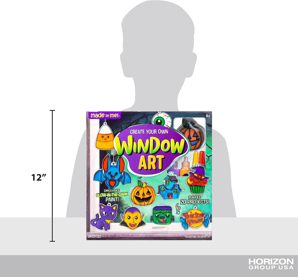 Made By Me Create Your Own Window Art Kit, Halloween Suncatchers