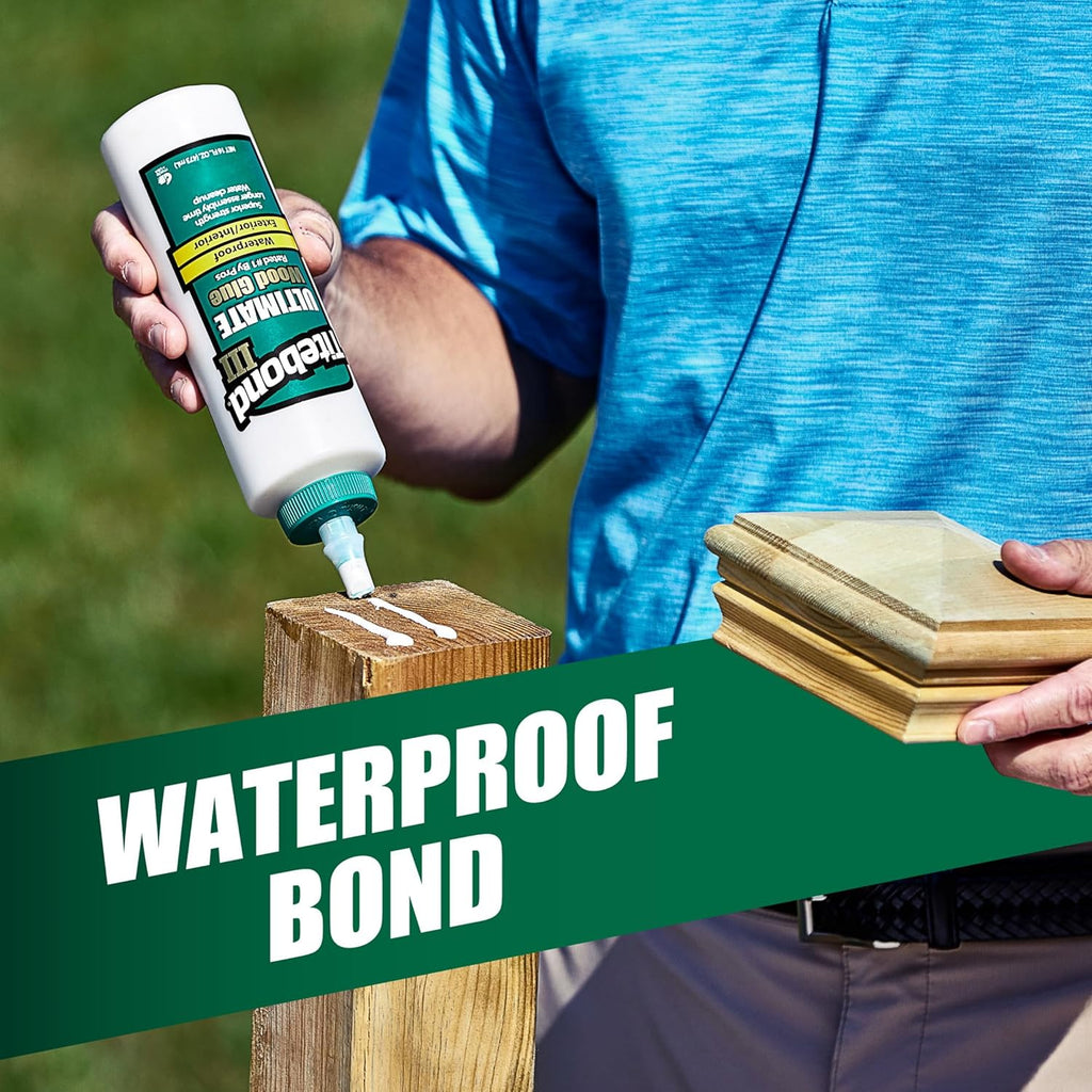 Titebond III Ultimate Wood Glue 4 Oz. – Woodworking Adhesive, Waterproof – 1412