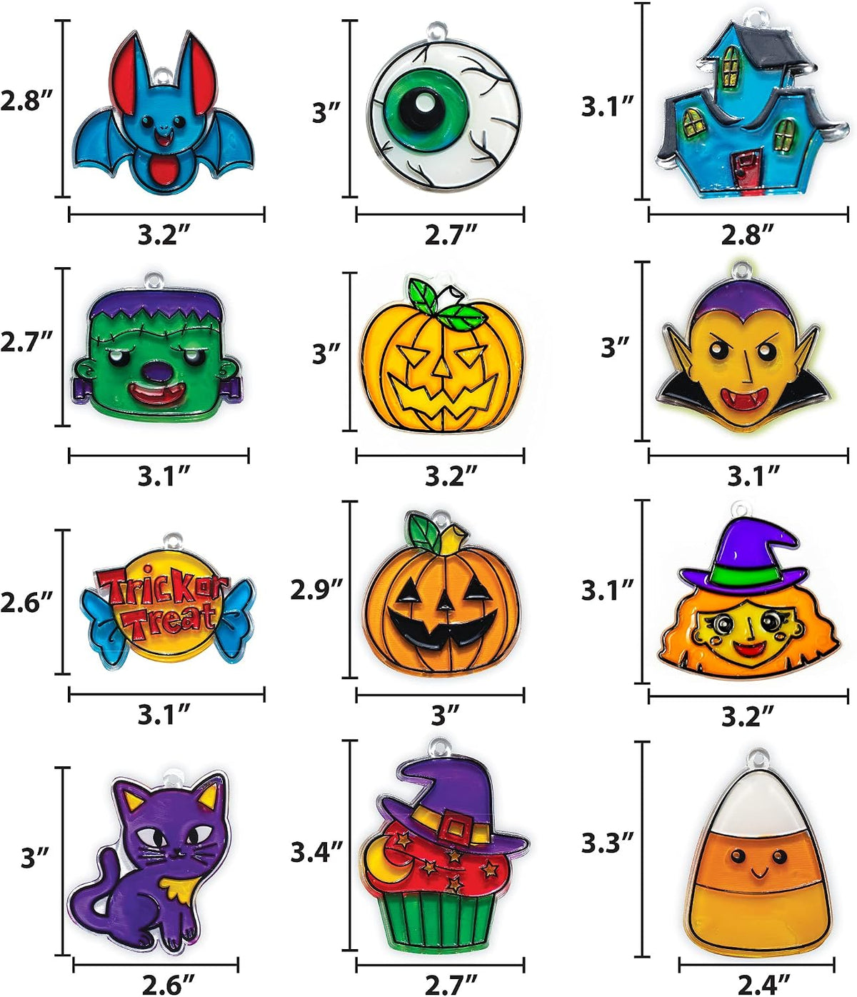 Made By Me Create Your Own Window Art Kit, Halloween Suncatchers