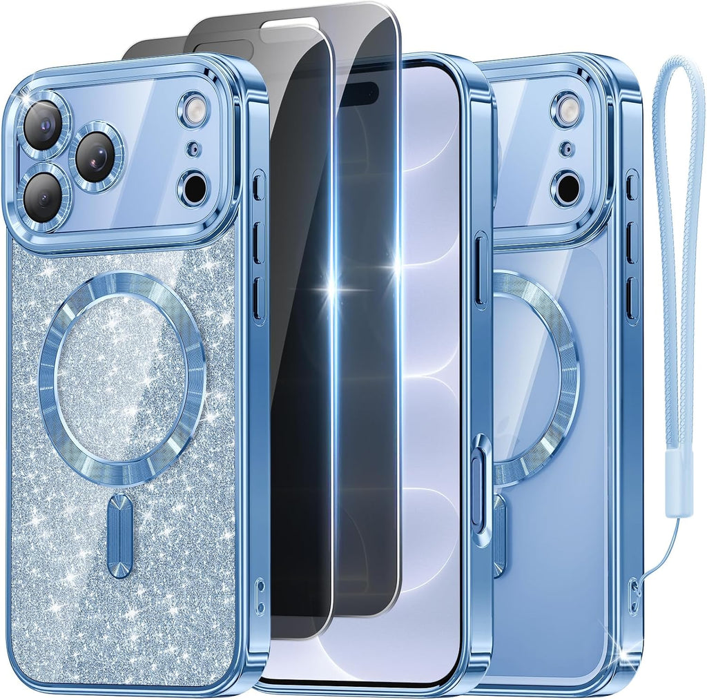 Meifigno for iPhone Air Case 6.5" with 2X Screen Protectors, Ultramarine
