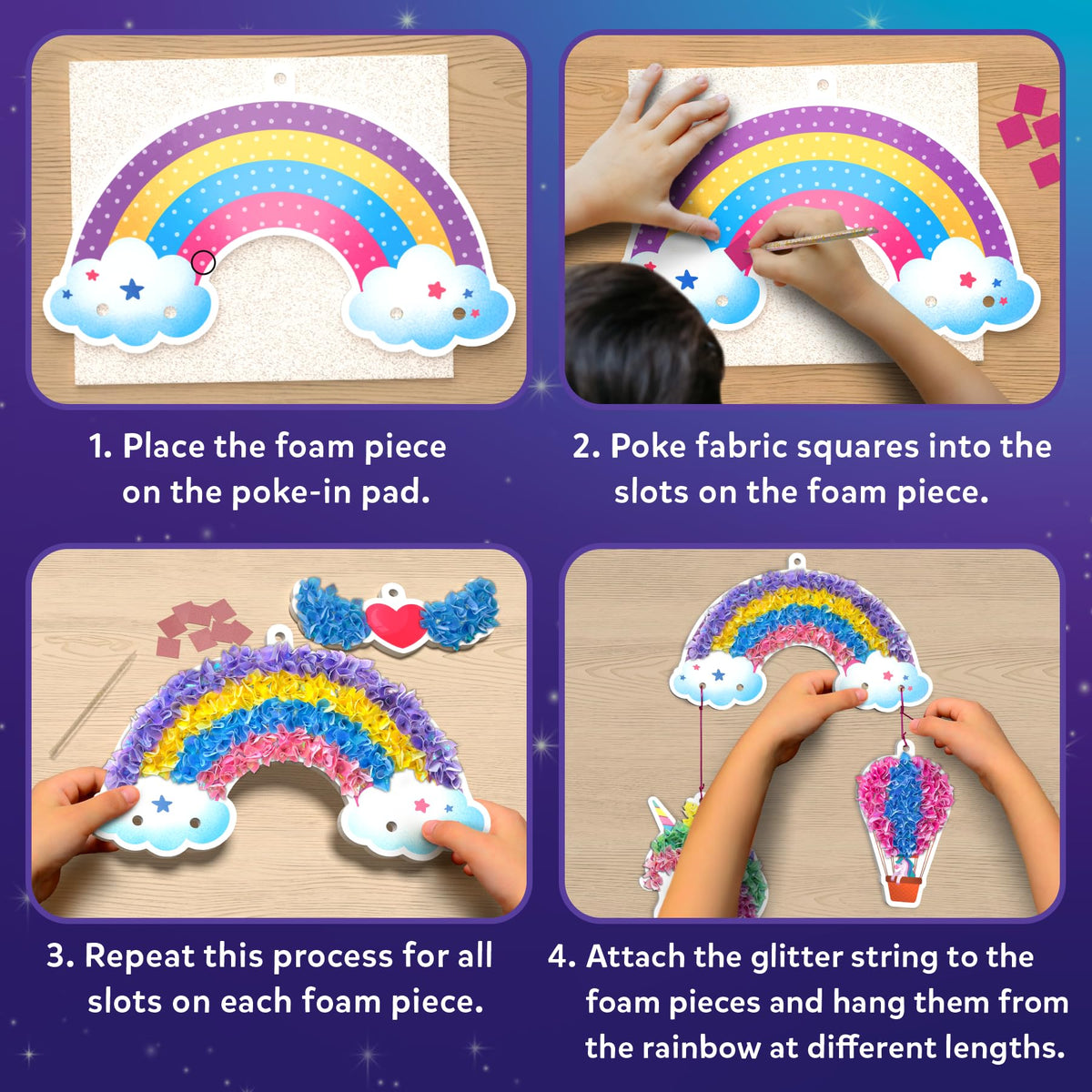 Skillmatics Poke-in Art – Disney Princesses, Wood Craft Kit, Gift for Kids