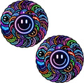 100PCS Smile Neon Stickers
