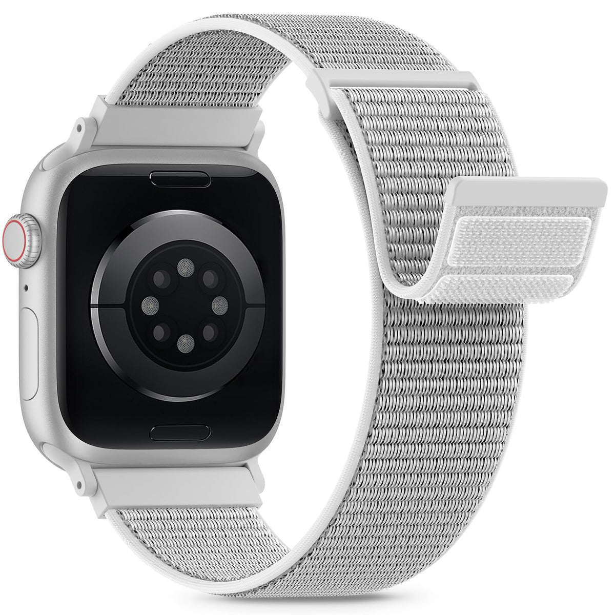 Nylon Loop Sport Band Compatible with Apple Watch Bands 38mm 40mm 41mm 42mm for Women Men, iWatch Wrist Straps for Se, Series 12 11 10 9 8 7, Breathable, Soft Band Ideal for Outdoor