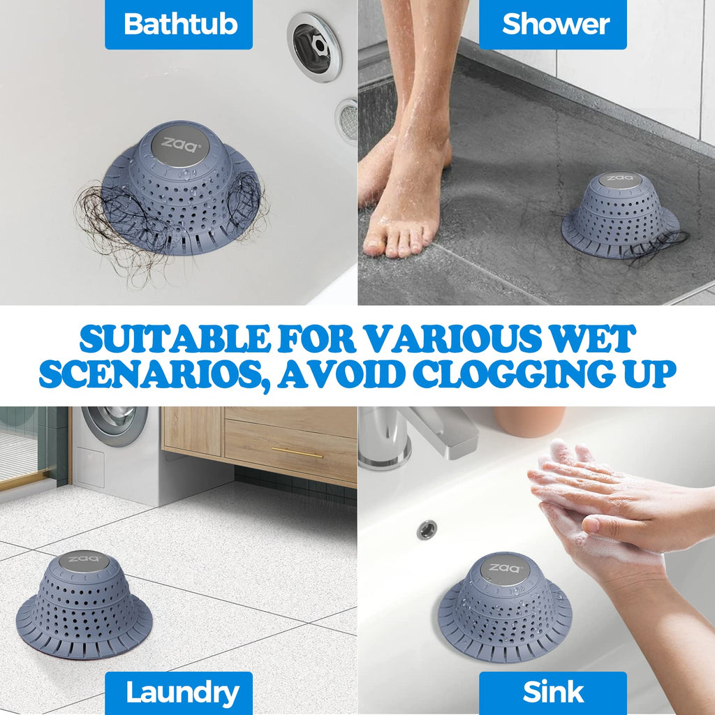 zaa Shower Drain Hair Catcher Bathtub Drain Strainer Sink Drain Protector