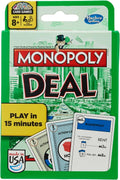 Monopoly Deal Card Game | Quick-Playing Card Game | Fun Games for Families and Kids | Ages 8 and Up | 2 to 5 Players | 15 Mins. | Travel Games