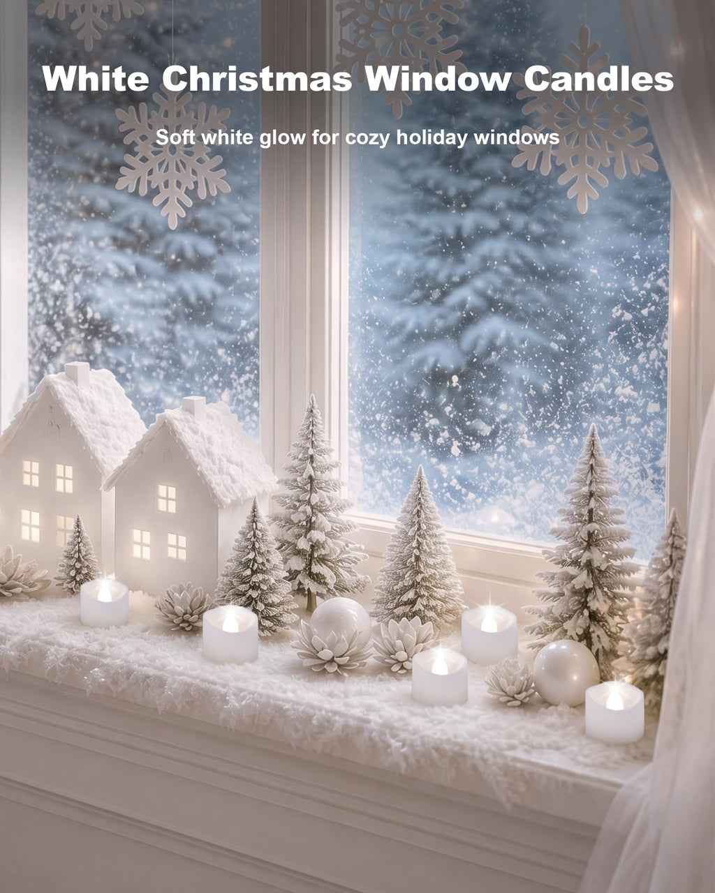 Homemory 12-Pack Remote Flameless LED Battery Tea Light Candles, 400+Hrs