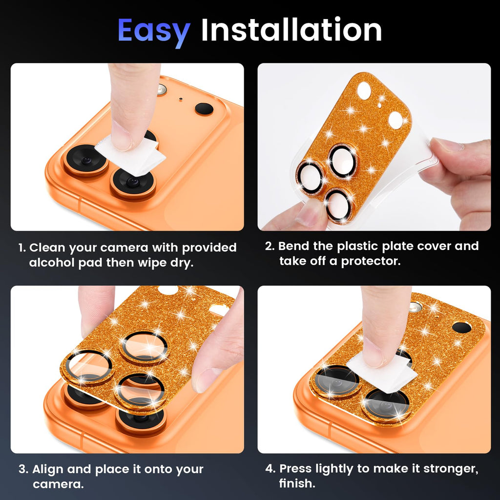 Tensea for iPhone 16 Pro Max/16 Pro/14 Pro Max/14 Pro Camera Lens Protector