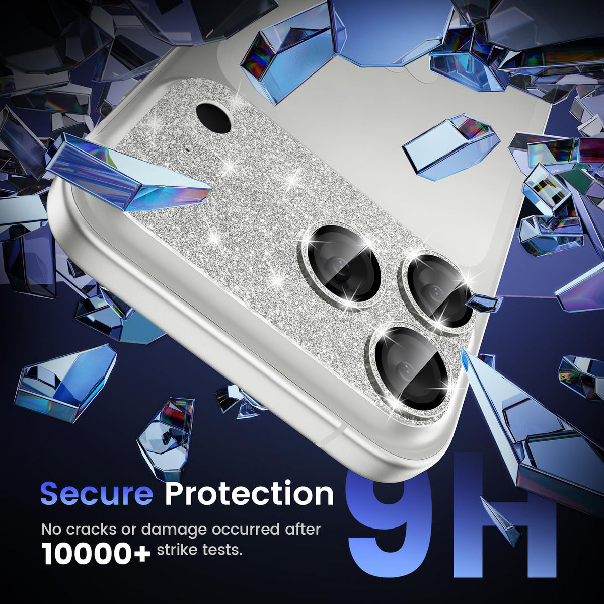 Tensea for iPhone 16 Pro Max/16 Pro/14 Pro Max/14 Pro Camera Lens Protector