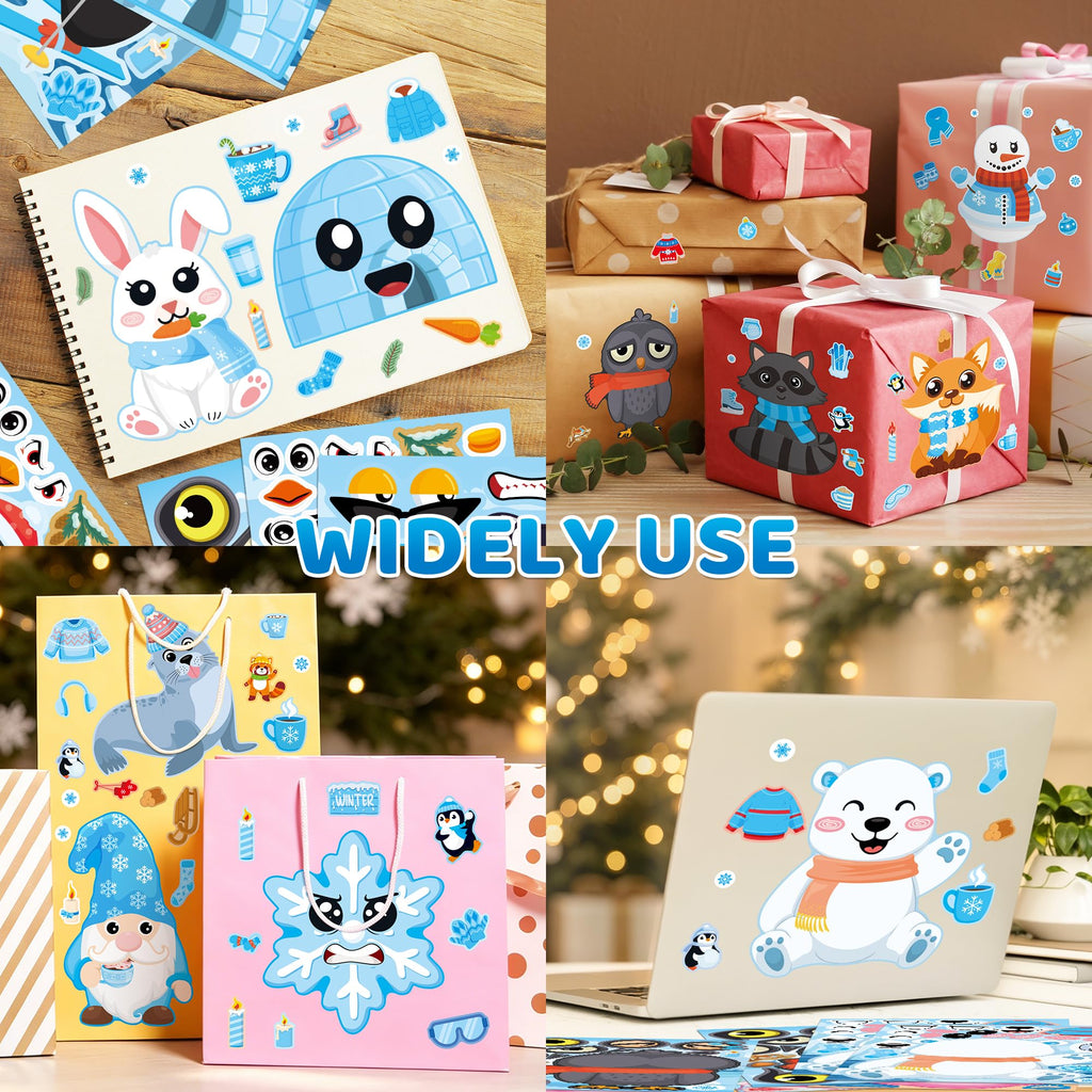 Stickers for Kids Toddler Party Favors Crafts - 48 Sheets