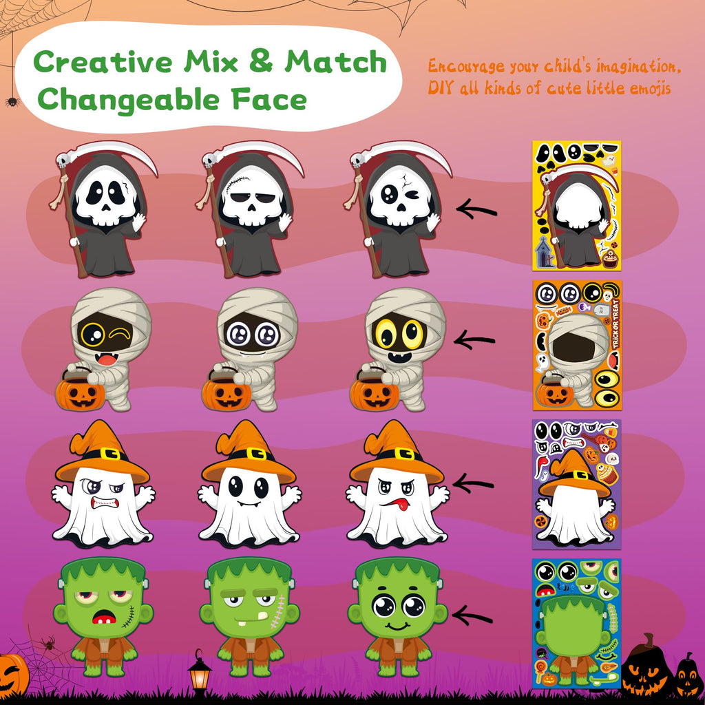 Stickers for Kids Toddler Party Favors Crafts - 48 Sheets