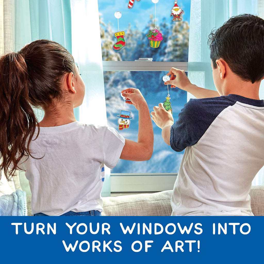 Made By Me Create Your Own Window Art Kit, Halloween Suncatchers