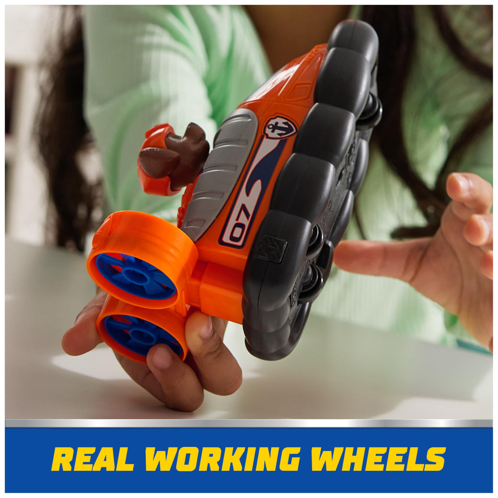 Paw Patrol, Rubble’s Bulldozer Toy Truck with Collectible Action Figure