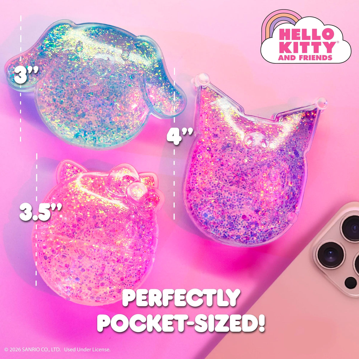 Horizon Group USA Slimygloop Gelli Gels, Patrick Pink