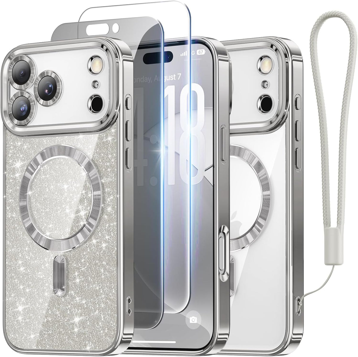 Meifigno for iPhone Air Case 6.5" with 2X Screen Protectors, Ultramarine