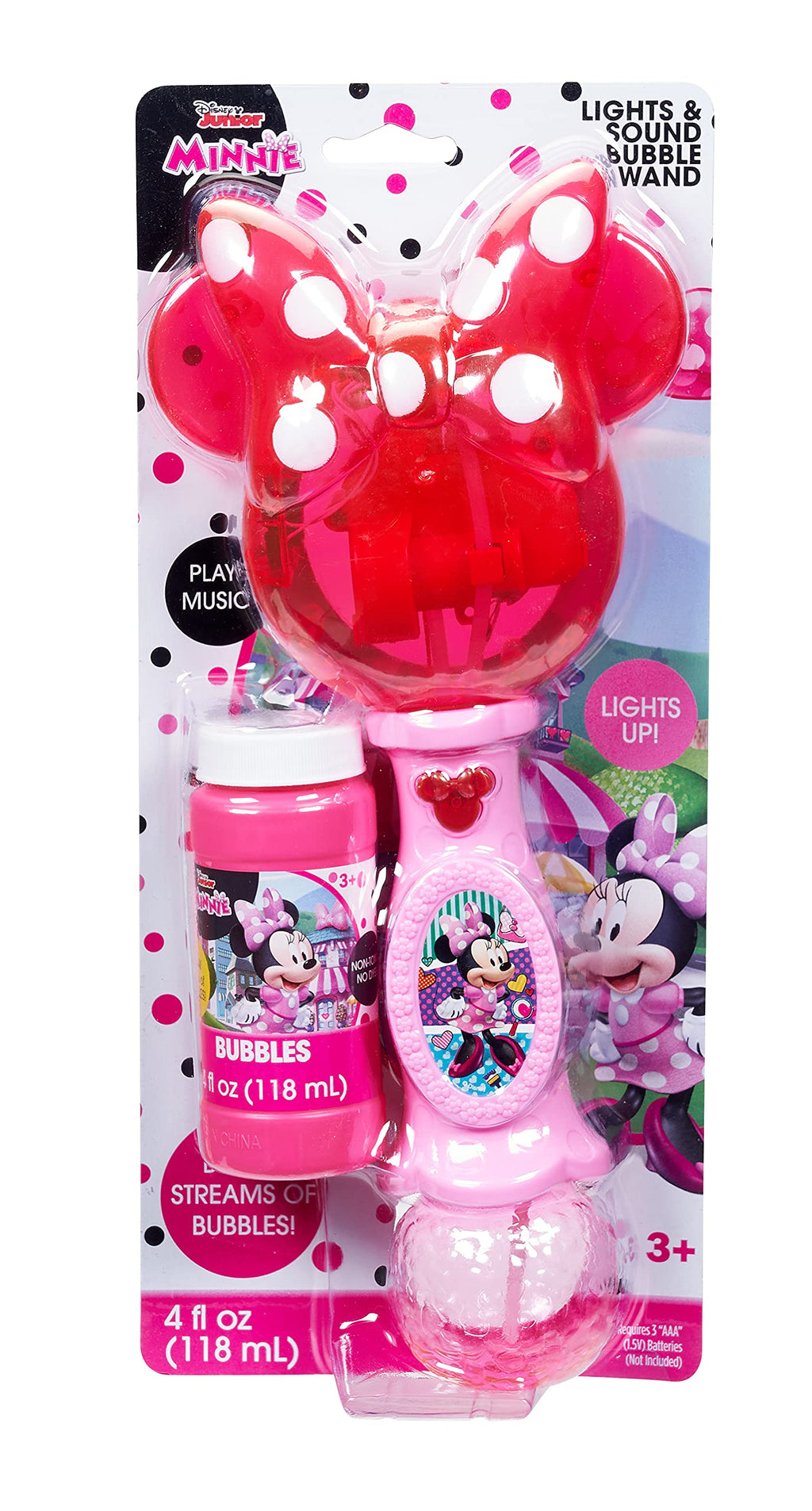 Little Kids Paw Patrol Marshall Light and Sound Musical Bubble Wand, Includes Bubble Solution