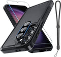 Case for Samsung Galaxy A36/A56/A27,Full Body Heavy Duty Cover,Black Matte