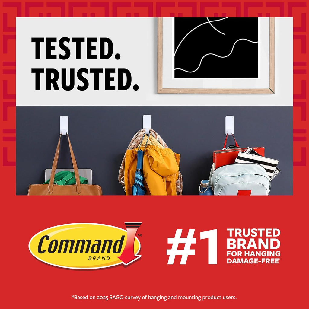 Command 15 & 10 lb Assorted Picture Hanging Strips, 28 Pairs, SIOC