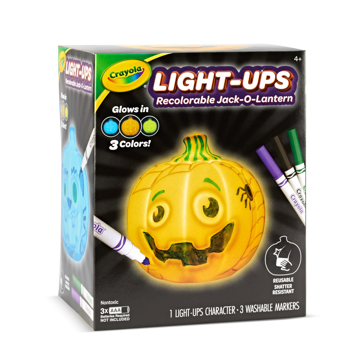 Crayola Light-Ups Ghost, Reusable Coloring Light Up Halloween Toy for Kids