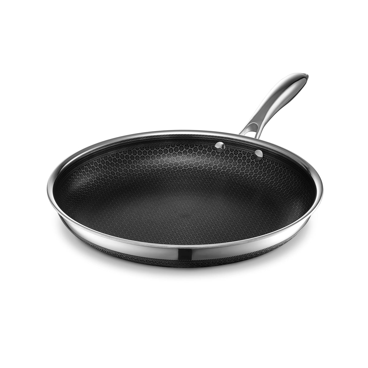 HexClad 10" Hybrid Nonstick Frying Pan, Dishwasher & Induction Safe