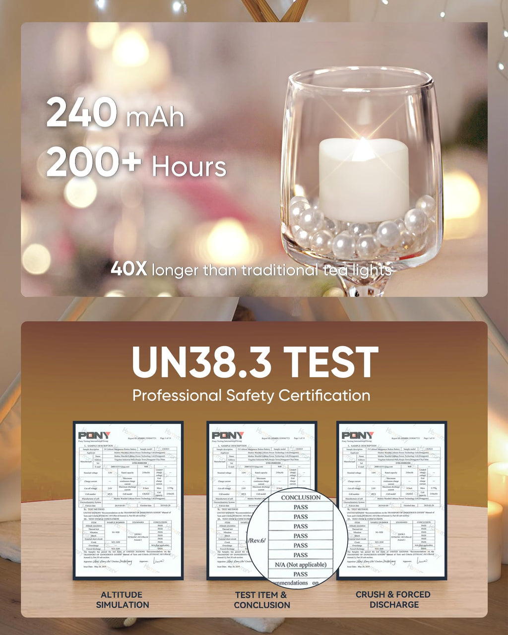 Homemory 24Pcs Flickering Flameless Candle Battery Operated, 200+Hours Fake Electric LED Tea Lights for Votive, Centerpiece Table Decorations, Wedding, Aniversary, Halloween, Christmas