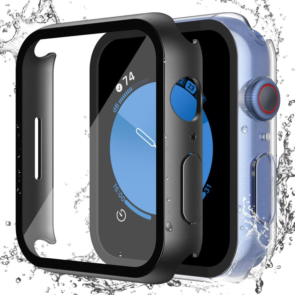 Misxi 2-Pack Waterproof Case for 41mm Apple Watch Series 9/8/7