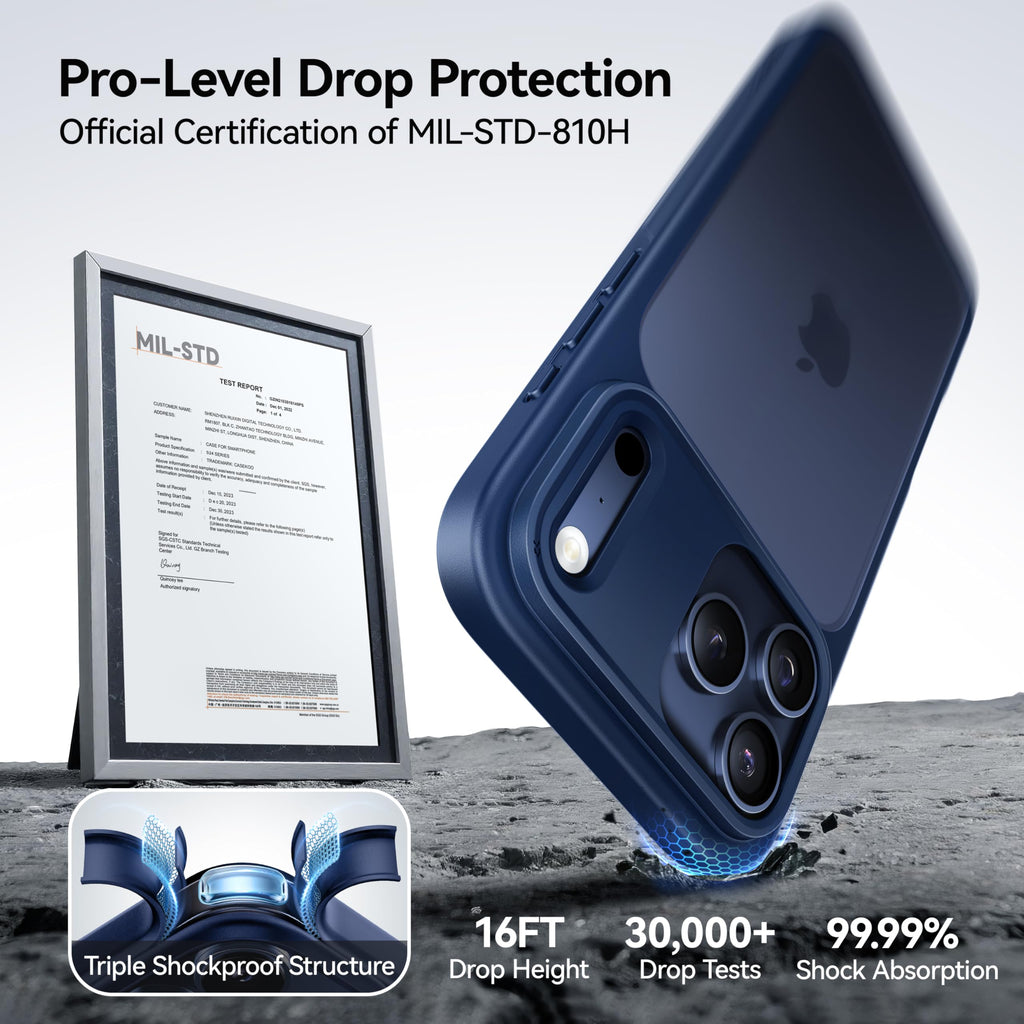 CASEKOO for iPhone 16 Smooth Crystal Clear Case, Patented Anti-Yellow