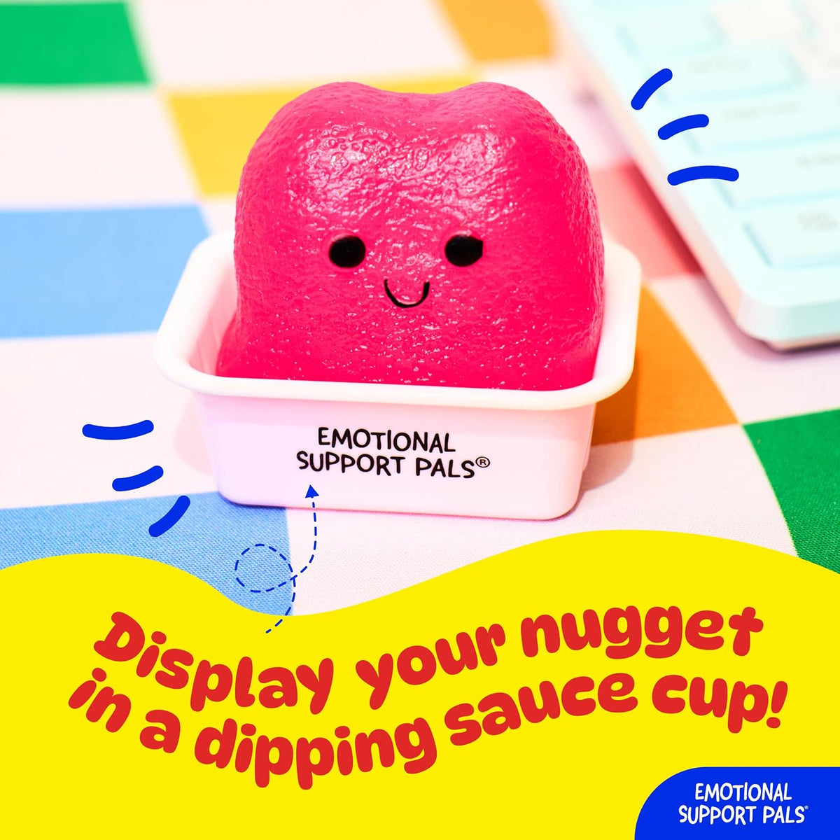 Emotional Support Pals Squishy Nugget by Relatable, Color May Vary, 1-Pack