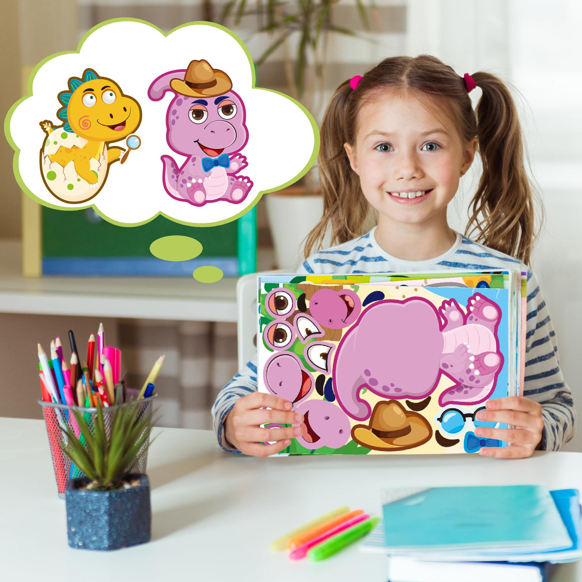 Stickers for Kids Toddler Party Favors Crafts - 48 Sheets
