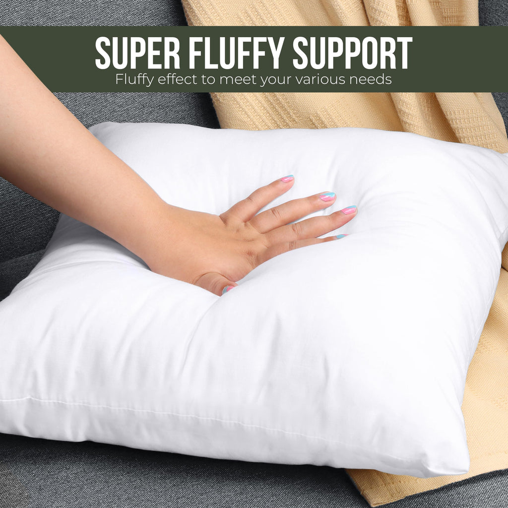 Utopia Bedding Throw Pillows, 12x20 Pillow Inserts, Pack of 1, White