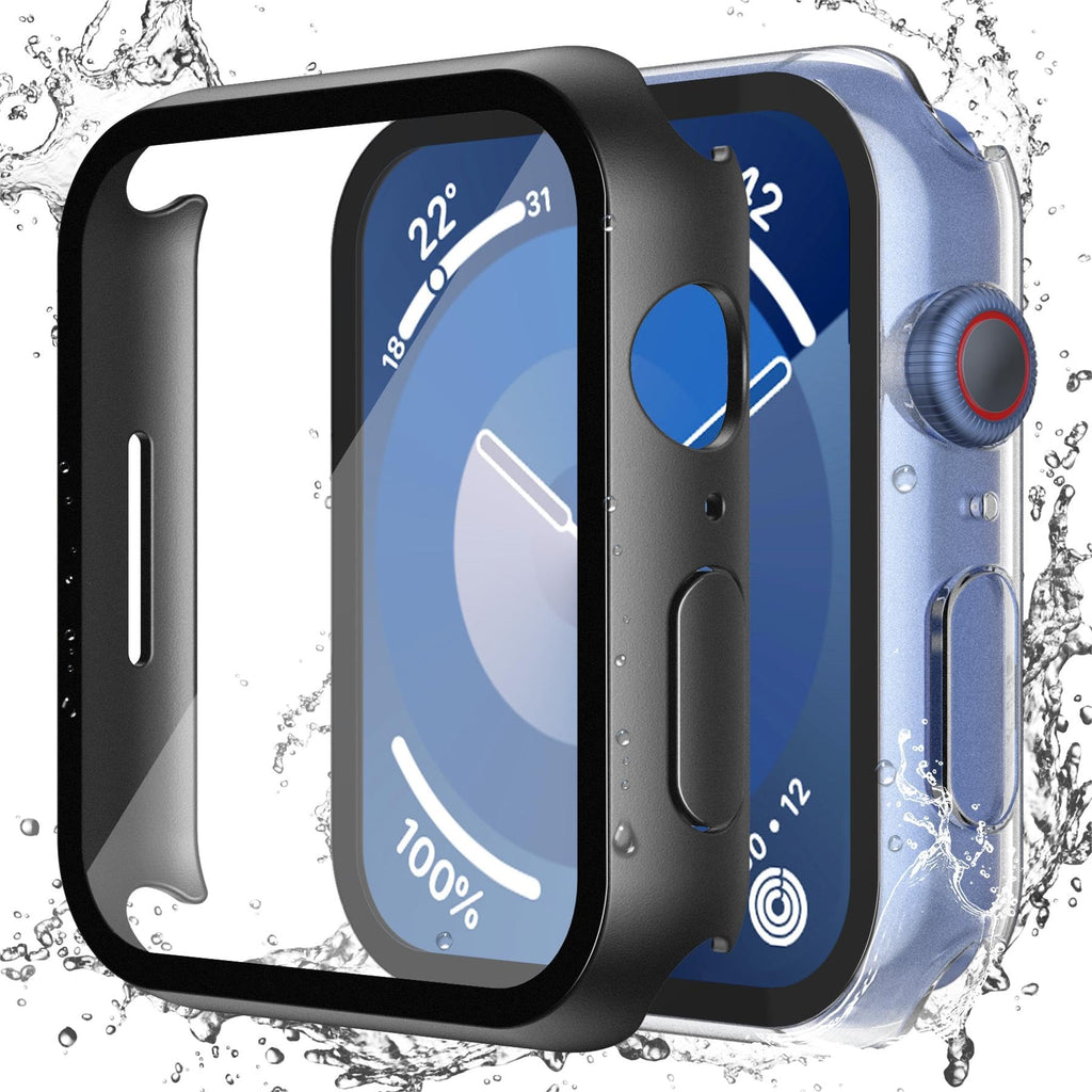 Misxi 2-Pack Waterproof Case for 41mm Apple Watch Series 9/8/7